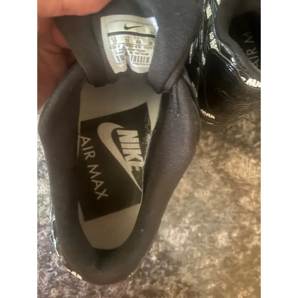 Nike men’s air max 90 just do it black all over logo